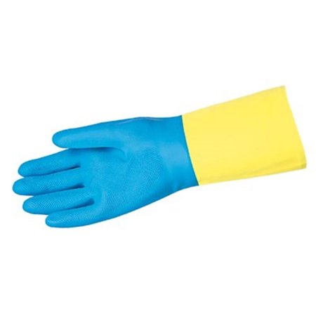 MCR SAFETY Size 9 Blue Neoprene Over Yellow Latex Glove 127-5409S